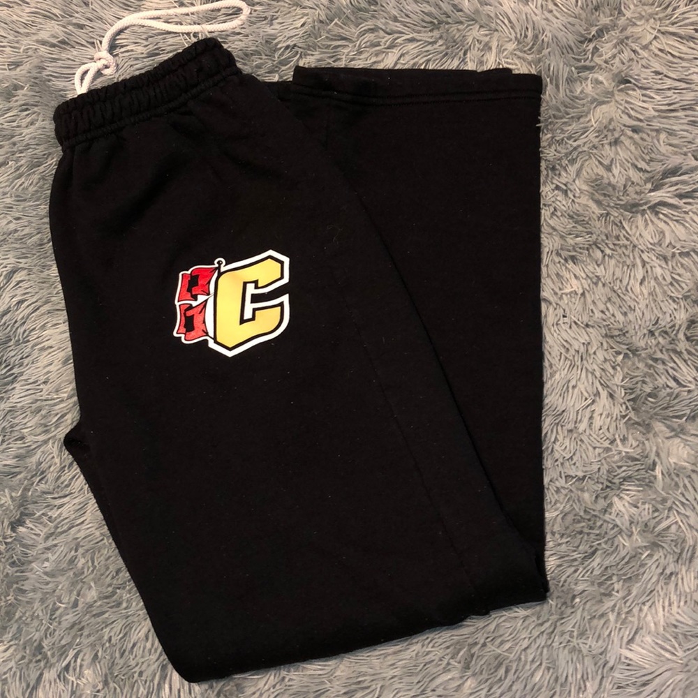 Black bootcut sweatpants size S.
